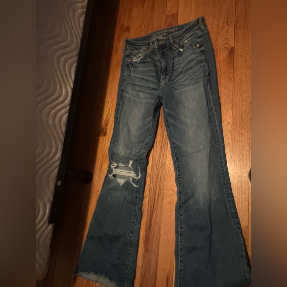 american eagle flare jeans